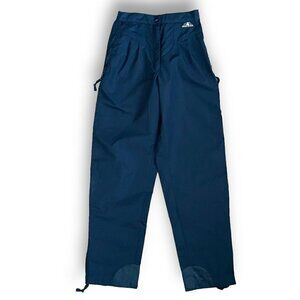 Vintage 90s Sierra Designs Womens Black Ski Pant Sz 8 High Waist Pleated Skibum